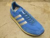 Adidas TRX Trainer made in Yugoslavia.
Ha nem is pont a képen látható darab volt az enyém, de pont ilyen modellre sikerült szert tennem Magyarországon a 80-as évek közepén. Elmékszem, nagyon szerettem ezt a cipõt, ez jelentette számomra a csúcsot. Egész sokat kerestem a neten, míg találtam egy használható képet (egy japán oldalon).